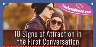 10 Signs of Attraction in the First Conversation, likelovequotes.com ,Like Love Quotes