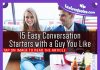 15 Easy Conversation Starters with a Guy You Like, likelovequotes.com ,Like Love Quotes