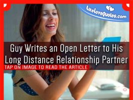 Guy Writes an Open Letter to His Long Distance Relationship Partner, likelovequotes.com ,Like Love Quotes