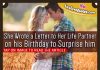 She Wrote a Letter to Her Life Partner on his Birthday to Surprise him, likelovequotes.com ,Like Love Quotes