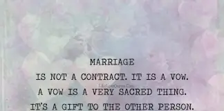 Marriage Is Not A Contract, It's A Gift-likelovequotes, likelovequotes.com ,Like Love Quotes