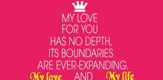 My Love For You Has No Depths-likelovequotes, likelovequotes.com ,Like Love Quotes