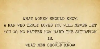 What Men And Women Should Know-likelovequotes, likelovequotes.com ,Like Love Quotes