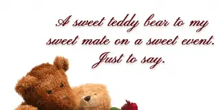 A Sweet Teddy Bear To My Sweet Mate-likelovequotes, likelovequotes.com ,Like Love Quotes