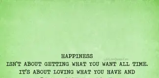 Happiness Is Loving What You Have-likelovequotes, likelovequotes.com ,Like Love Quotes