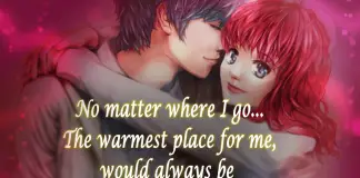The Warmest Place For Me Would Always Be-likelovequotes, likelovequotes.com ,Like Love Quotes
