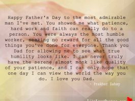 Happy Father's Day to the most admirable man I've met, likelovequotes.com ,Like Love Quotes