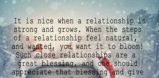 It is Nice when a Relationship is Strong and Grows, likelovequotes.com ,Like Love Quotes