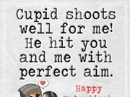 Cupid Shoots Well For Me He-likelovequotes