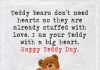 I Am Your Teddy With A Big Heart -likelovequotes