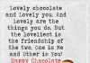 Lovely Chocolate And Lovely You-likelovequotes