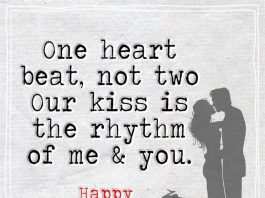Our Kiss Is The Rhythm Of Me And You-likelovequotes