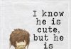 I know he is cute, but he is mine -likelovequotes
