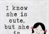 I know she is cute, but she is mine -likelovequotes