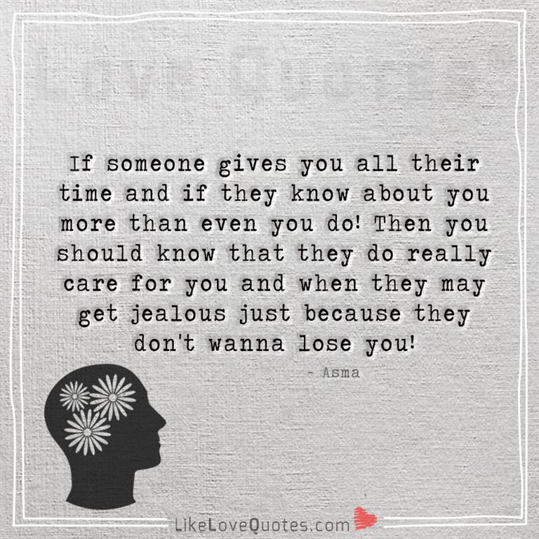 Because they don't wanna lose you-likelovequotes.com