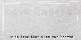 Two hearts cry for each other-likelovequotes.com