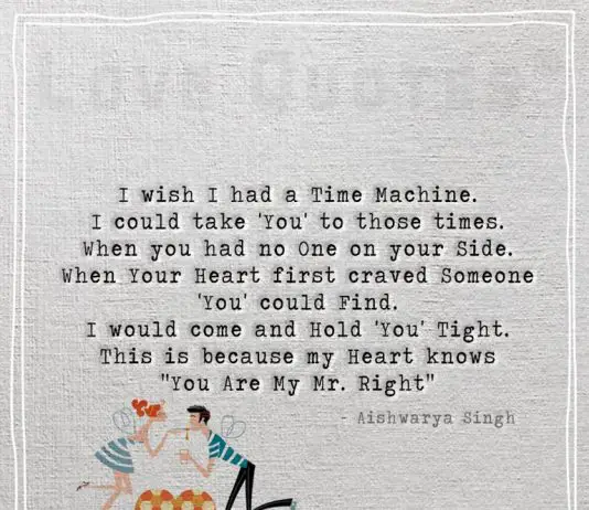You Are My Mr. Right -likelovequotes.com