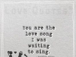 You are my love song -likelovequotes.com