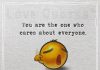One Who Cares About Everyone -likelovequotes