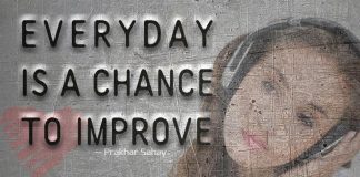 Everyday is a chance to improve -likelovequotes