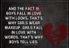 Fact Is Boys Fall In Love With Looks -likelovequotes