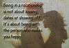 Being In A Relationship Is Not About Kissing -likelovequotes